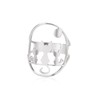 kkjoy Cat Ring Stainless Steel Adjustable Cute Cats Open Finger
