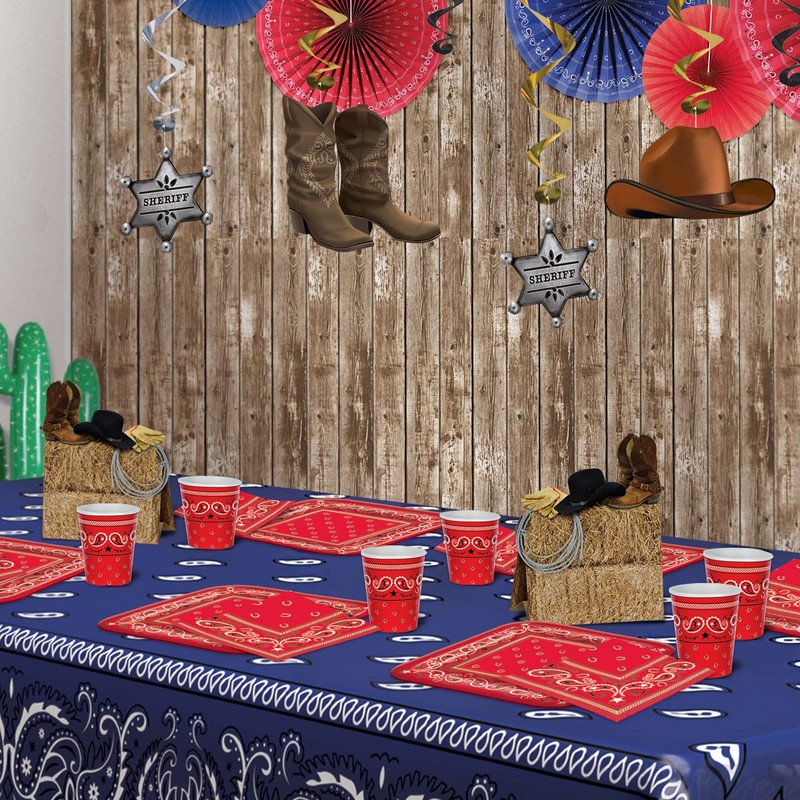 Beistle 3-D Western Centerpiece, 9.5" Tall - Desert-Themed Table Decoration,