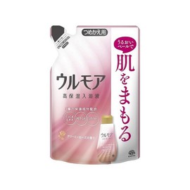 Urumoa Highly Moisturizing Bath Salt Creamy Rose Refill 480ml, 1 piece, 1g / 우루모아 Urumoa 고보습 입욕제 크리미 로즈 리필 480ml, 1개, 1g