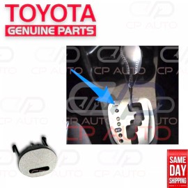 Toyota 12 - 14 TOYOTA YARIS SHIFT LOCK RELEASE BUTTON COVER CAP SILVER OEM NEW