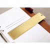 Ruler Set, Fashionable, Brass Ruler, with Graduation, Triangle Ruler, Protractor,