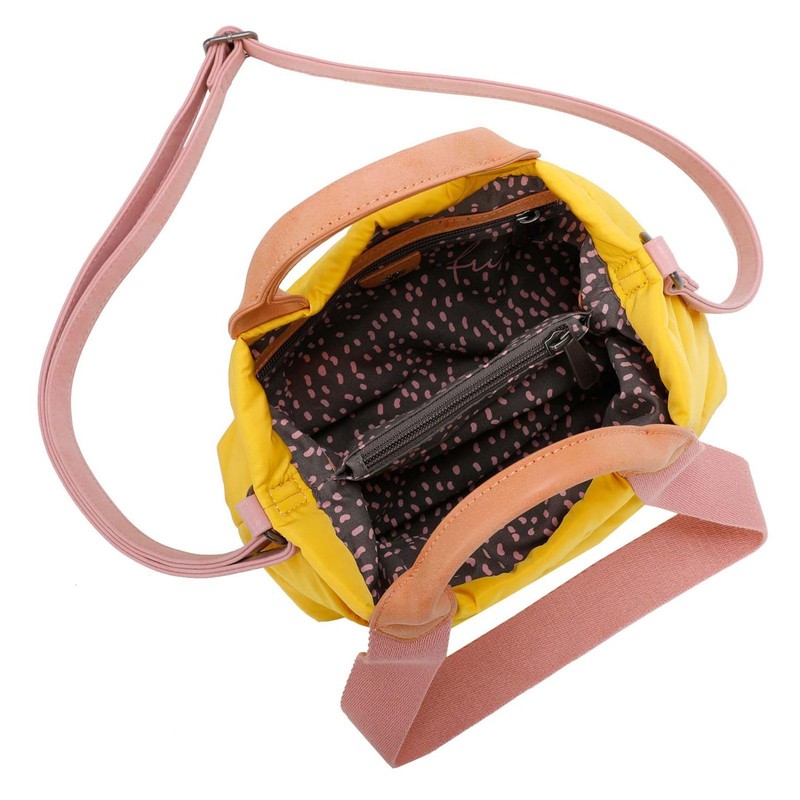 Fritzi aus Preussen Izzy Mini Pink Puffy Nylon Crossbody Bag