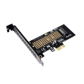 ECKDZMY SK1 conversion card M.2 SSD NVME hard disk M.2 to PCI-E4.0X1X4X16 Expansion card supports the M.2 NVME PCI-e 4.0,3.0,2.0, 1.0, and supports the 2230/2242/2260/2280 SSD of the M.2 NVME protocol