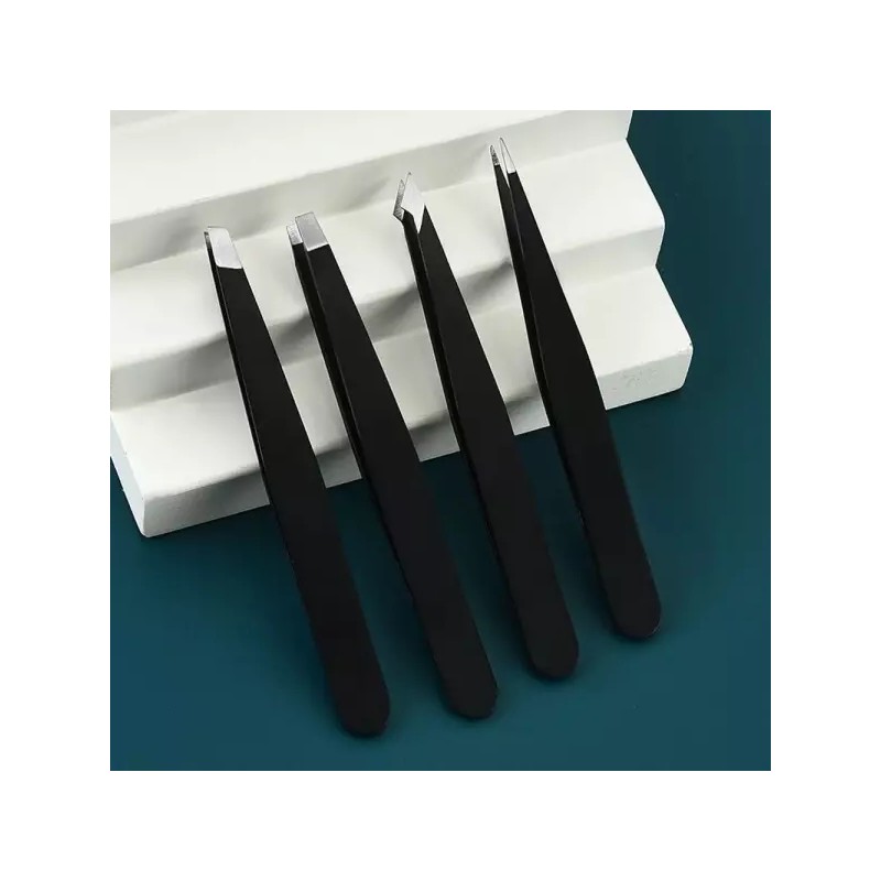 Sangpum Sangse Seolmyeong Chamjo 족집게 스테인레스 4종 Stainless Steel Tweezer