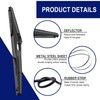 EMITHSUN 13" Rear Wiper Blades Replacement For Jeep Wrangler 2017
