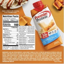 Premier Protein 30g. High Protein Shake Caramel Flavor 11 fl. oz., 6 pk