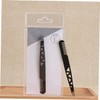 Baluue 2pcs Dual-use Eyebrow Trimmer Tweezers Makeup Accessories for Precision