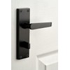 Designer Levers - Victorian Straight Lever Door Handles - Matt