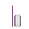 Flexible Plastic Drinking Straws - 7.75" x 0.23" (250, Purple)