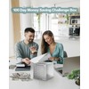 Money Saving Box, Unbreakable Piggy Bank for Adults Save $5,050