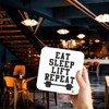 CS906 Eat Sleep Lift Repeat/Gift for Gym Lover Novelty Funny