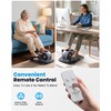 Under Desk Ellipse Machine,Motorized Ellipse Leg Exerciser for Seniors Fully