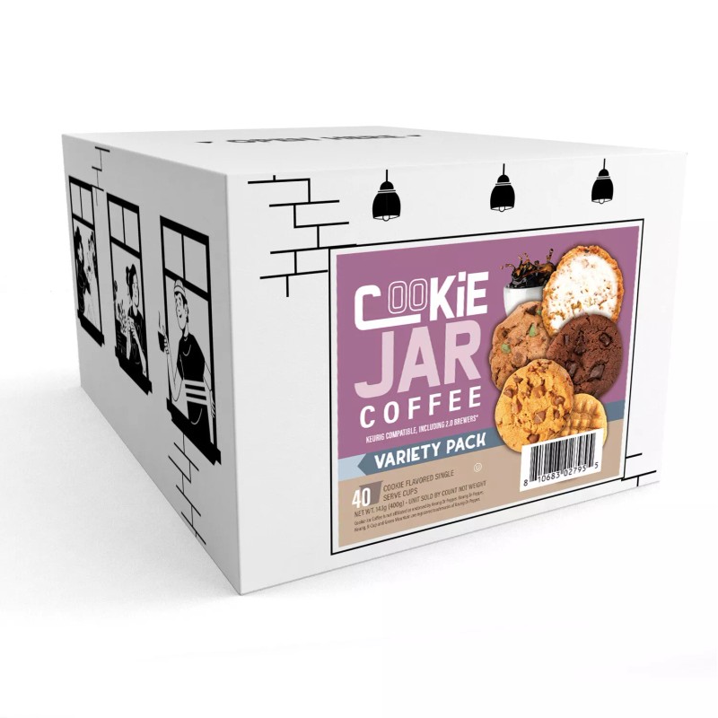 Cookie Jar Coffee Variety Pack Pods,Compatibl