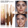 IATMOMOD Dual-Ended Highlight Contour Stick Highlighter Makeup Concealer, Waterproof, Long-Lasting,