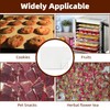 15 Pack Silicone Dehydrator Sheets, Fruit Leather Trays, 14.4" x