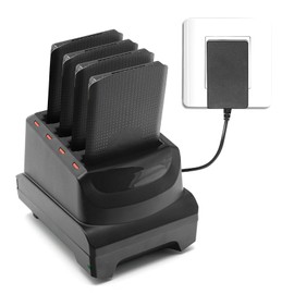 4-Slot Battery Charging Cradle Kit for Zebra TC53 TC58 TC73 TC78 Barcode Scanners | Compatible with BT-000442 Battery - Charger Station with Adapter SAC-NGTC5TC7-4SCHG
