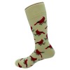 Sockfly NWT Cardinal Dress Socks Novelty Men 8-12 Yellow Crazy