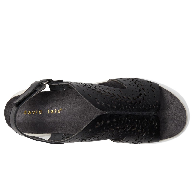 David Tate Women's Moda Flat Sandal, Black, 5.5