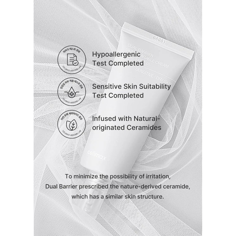 celimax Dual Barrier Skin Wearable Creamnet weight: 50 ml, color: