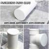 FHBHJNATC Pack of 4 Pipe Plugs, White PVC, Pipe Sealing
