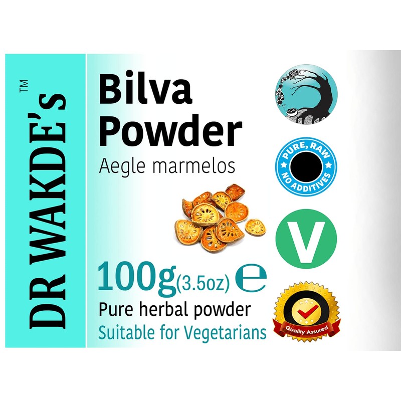 Bilva Fruit Powder (Bael Fruit/Aegle Mermelos) -100g (3.5oz)