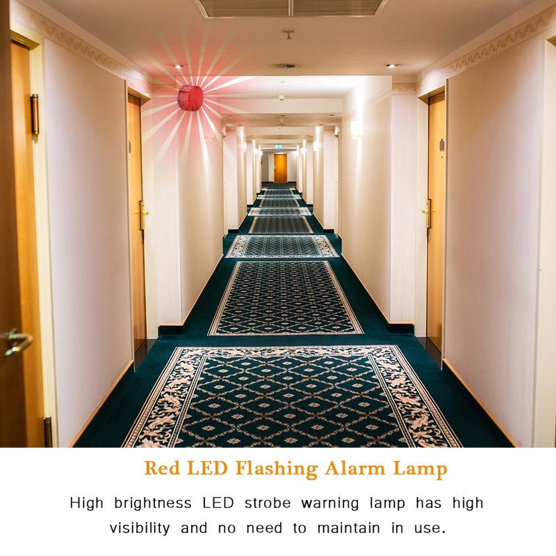 1PC LED Flashing Lamp, Security Alarm Strobe Signal Warning Light,