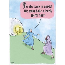 Sellers Publishing RSVP For the Tomb is Empty: We Must Bake a Spiral Ham Funny Easter Card