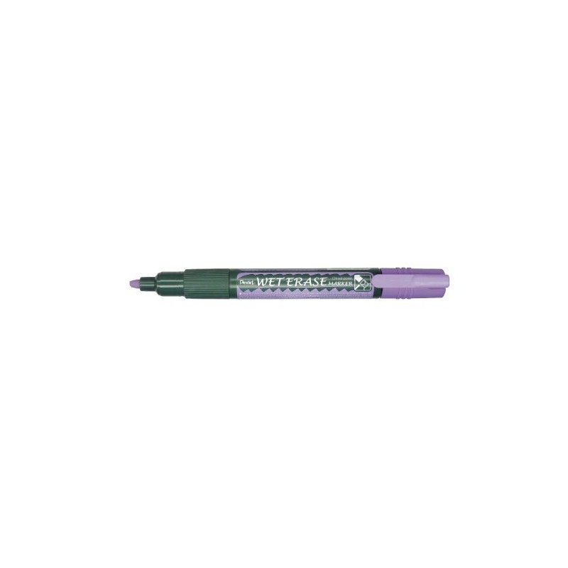 Pentel SMW26-VO Wet Erase Marker, Chalk Marker, Wet Erase Chisel