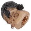 4PCS/Set Tire Valve Cap Skull Shape with Rubber Ring for