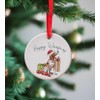 Image Industry German Shorthaired Pointer Ceramic Circle Decoration Festive -