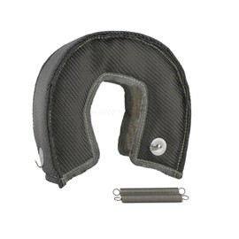 JC Performance Products USA Double-Sided Heat Shield Titanium Turbo Blanket (T3, Black Titanium Mesh)