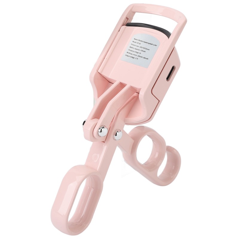Heated Eyelash Curler Rechargeable 3 Levels Temperature Long Lasting Electric