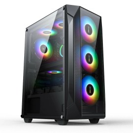 Computer Case Gaming PC case, Condition is new, ATX, M-ATX, Mini-ATX motherboard compatible.