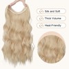 TESS Flip-In Extensions 60 cm, Golden Mix Bleach Blonde Secrets