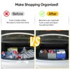 BALEINE 3Pk Reusable Grocery Bags, Foldable Shopping Bags for Groceries