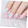 BIUDECO 30pcs Nail Charms Pearl Star Nail Gems Manicure Art