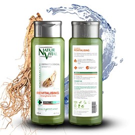 Hair Shampoo Ginseng - Revitalizing - 300 Ml / Natural & Organic by Natur Vital