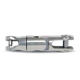 Five Oceans FO385 Multi-Directional Boat Anchor Double Swivel Connector, Double Rotation, Up to 1/2 inches Chain, AISI316 Stainless Steel