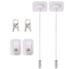Kamtop KPTHM898 Refrigerator Lock Refrigerator, White, Pack of 2 (1