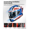 ILM Motorcycle Full Face Helmets DOT ECE for Men Women