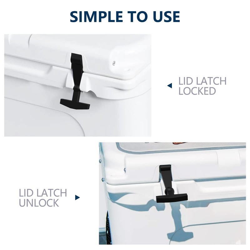 ALAFAT Replacement Lid Latches (2 Pack) Compatible with All Yeti,RTIC,