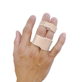 Jrery-KEY 12 PCS Buddy Straps for Fingers, Trigger Finger Straps Finger Loops Tapes for Injured Finger Support - Used for for Pinky Ring Middle Index Fingers, Comfortable and Stretchable