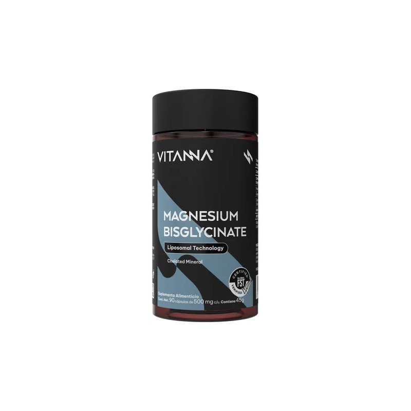 Magnesio Bisglicinato Quelado Liposomal 500mg 90 Cápsulas
