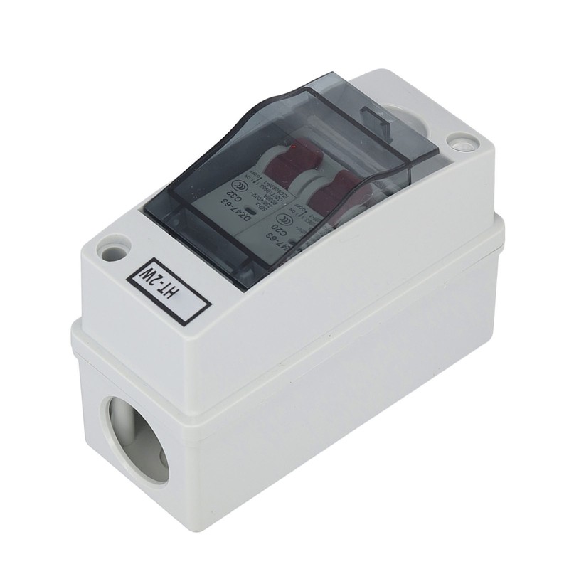 Distribution Box IP65 Waterproof 2 Way Flame Retardant MCB C