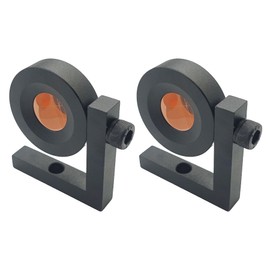 2 Pack Right Angle 90 Degree Prism with L Bar Bracket GMP104 Replacement for Total Station Surveying Versatile Mounting, Copper Coated, MP110