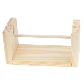 zalati Wooden Spools Holder Beech Thread Rack Organizer for Macrame Weaving Cord String Sewing Threads