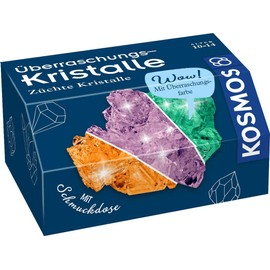 KOSMOS 657963 Surprise Crystals Grow Yourself Experiment Set for Children, White