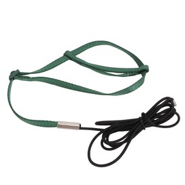 Bird Harness Leash Adjustable Elastic Flying Training Parrot Traction Rope for Cockatiel LovebirdGreen L