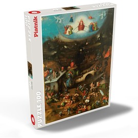 MyPuzzle Piatnik: World Court Striptych, Hieronymus Bosch - Premium 100 Piece Puzzle - MyPuzzle Special Collection by Piatnik