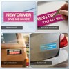 ASUNO 5 PCS New Driver Magnet Stickers 10" x 3.3"